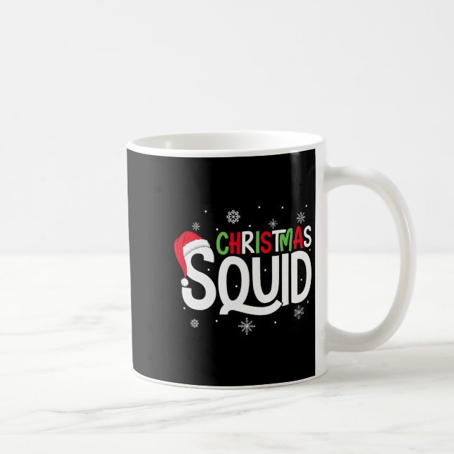 Christmas Squad Matching Family Group Santa Elf Xm Kaffemugg (Höger)