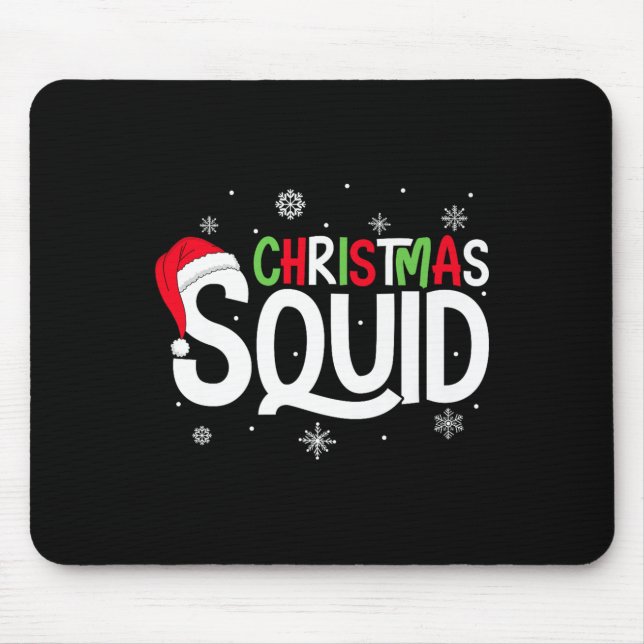 Christmas Squad Matching Family Group Santa Elf Xm Musmatta (Framsidan)