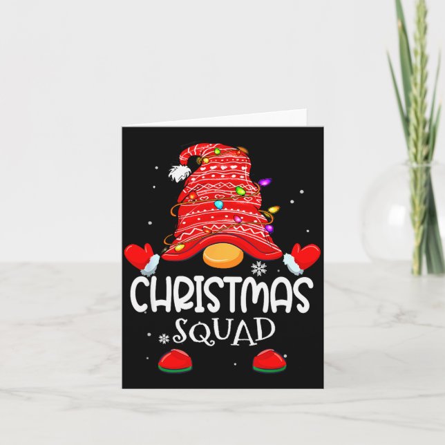 Christmas Squad - Xmas Family Matching Christmas G Kort (Framsida)