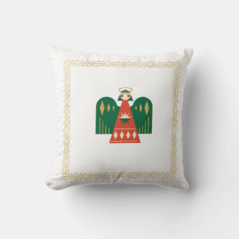 Christmas Square Pillow | Customizable Festive Hol Kudde