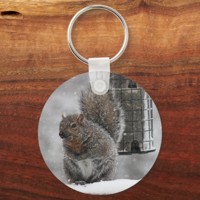 Christmas Squirrel Nyckelring (Framsida)