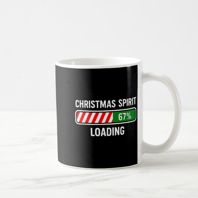 Christmas Srit Loading 67 Meme Boys Kids Gen Z Alp Kaffemugg (Höger)