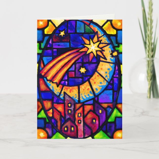 Christmas Star Greeting Card Helgkort (Framsida)