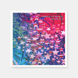 CHRISTMAS STARS ABSTRAKT PAPPER ANPASSNINGSBAR PAPPERSSERVETT