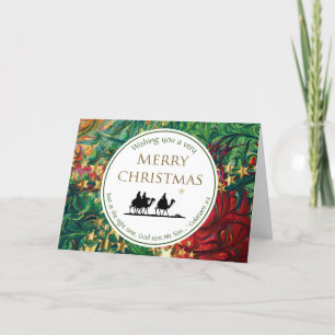 CHRISTMAS STARS Tre Wise Manar Festive Scripture Helgkort