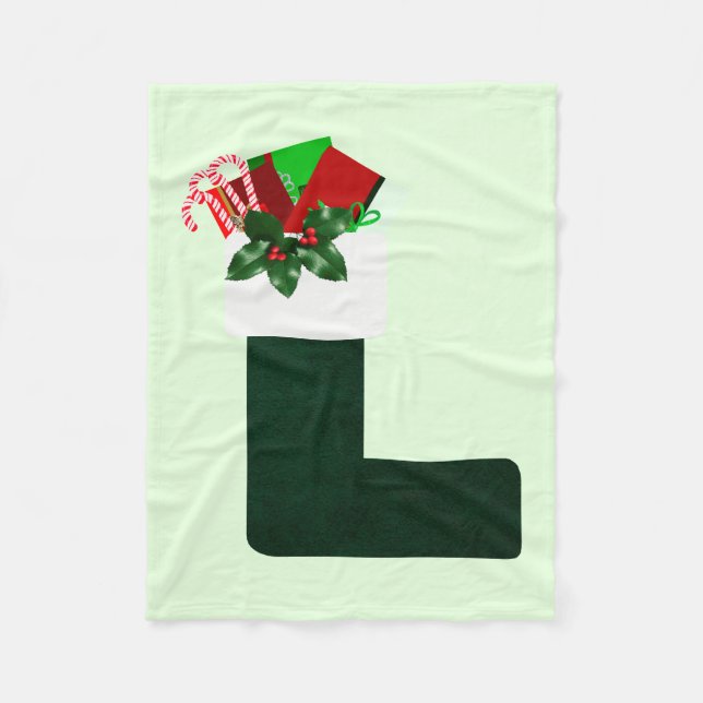 Christmas Stocking Fleece Blanket (Framsidan)