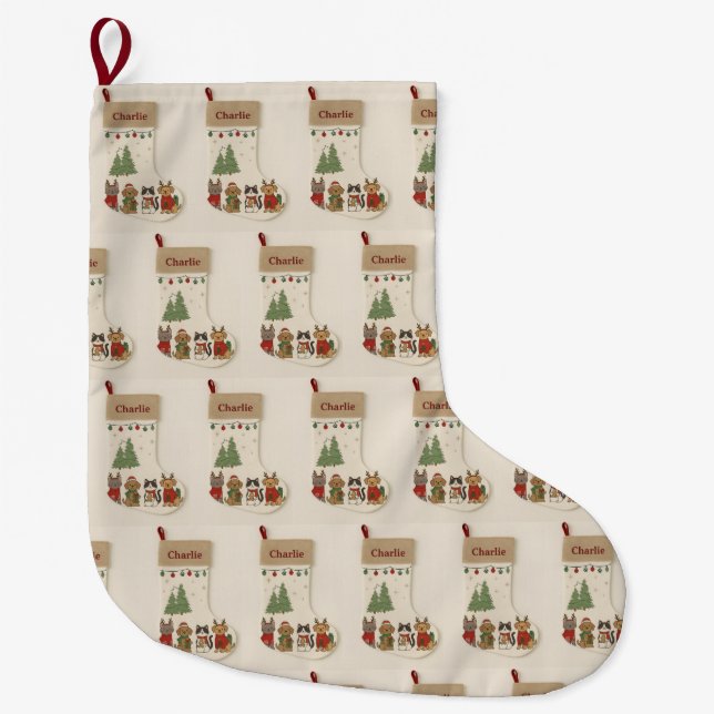  Christmas Stocking Stor Julstrumpa (Framsidan)