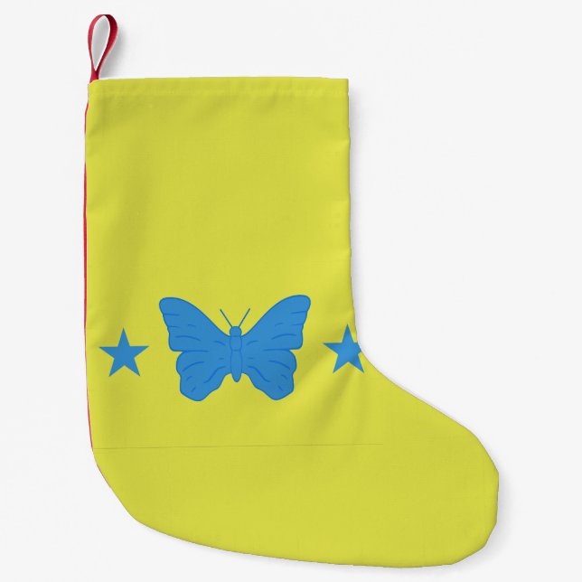 Christmas Stockings with Flag of Bady Bassit Liten Julstrumpa (Framsidan)