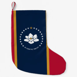 Christmas Stockings with Flag of Mississippi Liten Julstrumpa