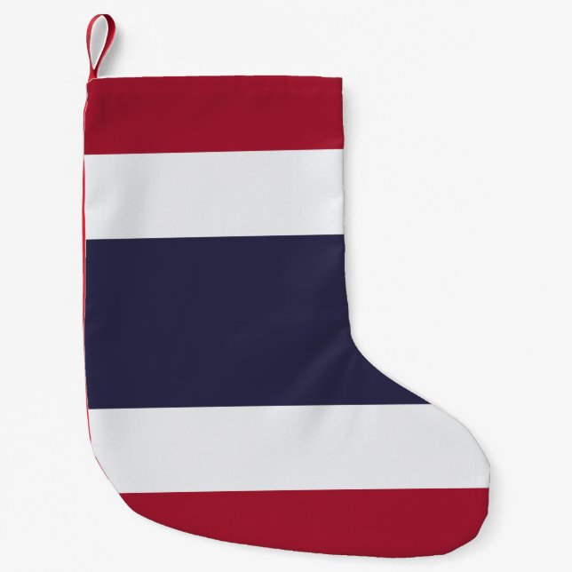 Christmas Stockings with Flag of Thailand Liten Julstrumpa (Framsidan)