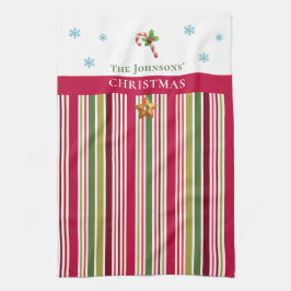 Christmas Striped– Holiday Cooking & Baking Gift Kökshandduk