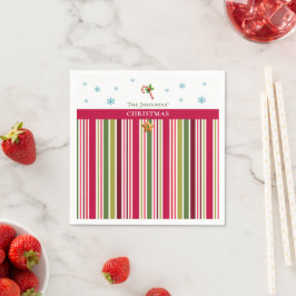 Christmas Striped– Holiday Cooking & Baking Gift Pappersservett