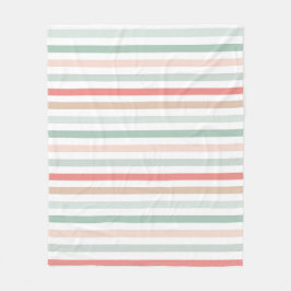 Christmas Stripes Fleecefilt