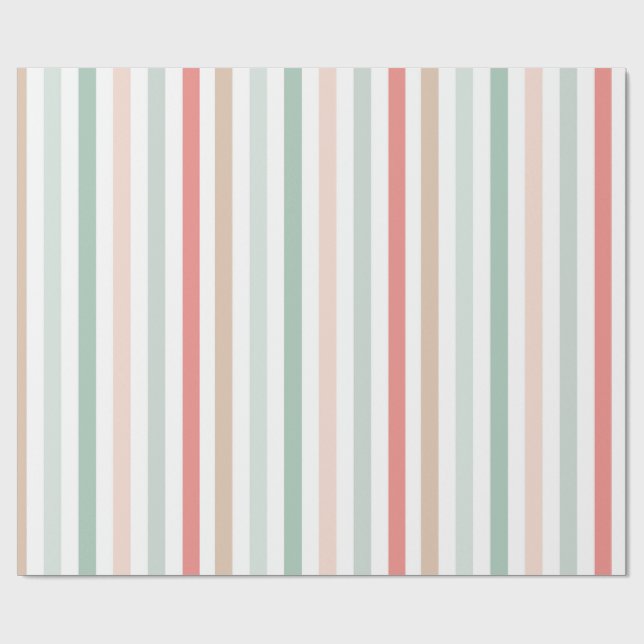 christmas stripes presentpapper (Platt)