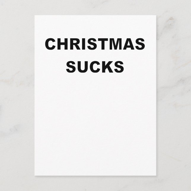 CHRISTMAS SUCKS.png Helg Vykort (Framsida)