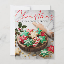 Christmas Sugar Cookies Recipe Card