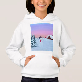 Christmas sunset t shirt