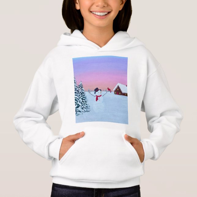 Christmas sunset t shirt (Framsida)