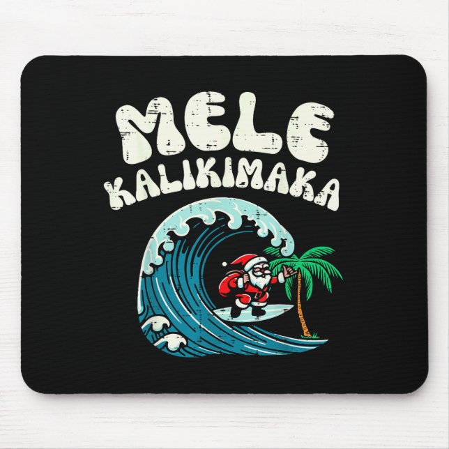 Christmas Surfing Santa Mele Kalikimaka Xmas Men B Musmatta (Framsidan)