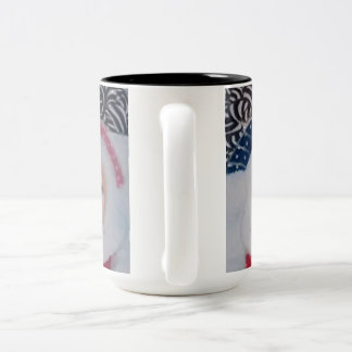 Christmas Surprise cute kids Mug Två-Tonad Mugg