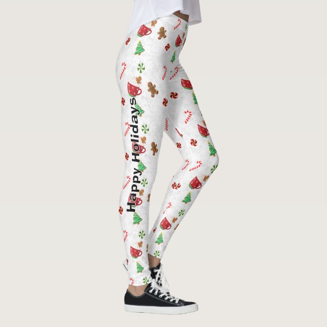 Christmas Sweets Customizable Leggings (Höger)