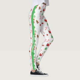 Christmas Sweets Customizable Leggings
