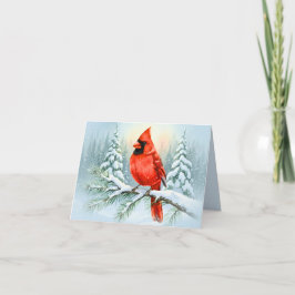 Christmas Sympathy Note Cardinal Memorial Holiday Anteckningskort