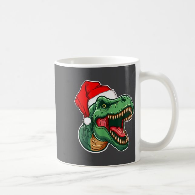 Christmas T-rex  Kaffemugg (Höger)