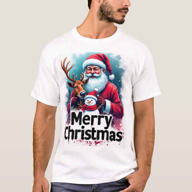 Christmas T-shirt design  (Framsida)