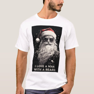 CHRISTMAS T-SHIRT: "I KÄRLEK A MAN MED ETT BEARD" T SHIRT
