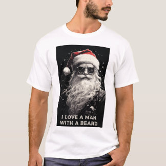 CHRISTMAS T-SHIRT: "I KÄRLEK A MAN MED ETT BEARD" T SHIRT