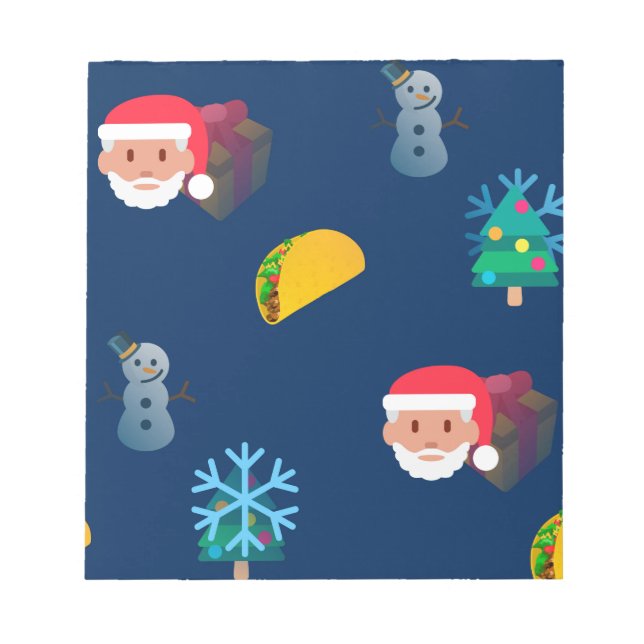 christmas taco emoji anteckningsblock (Framsida)
