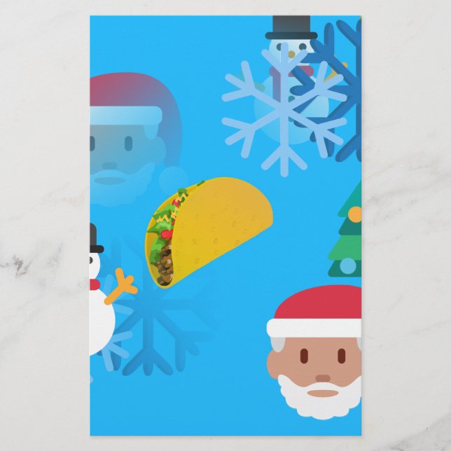 christmas taco emoji brevpapper (Framsida)
