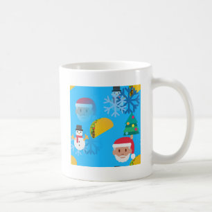 christmas taco emoji kaffemugg