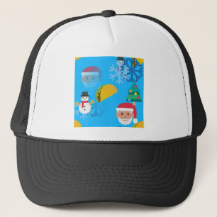 christmas taco emoji keps