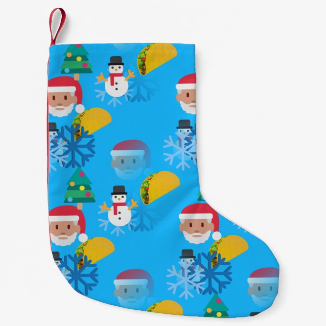christmas taco emoji liten julstrumpa (Framsidan)