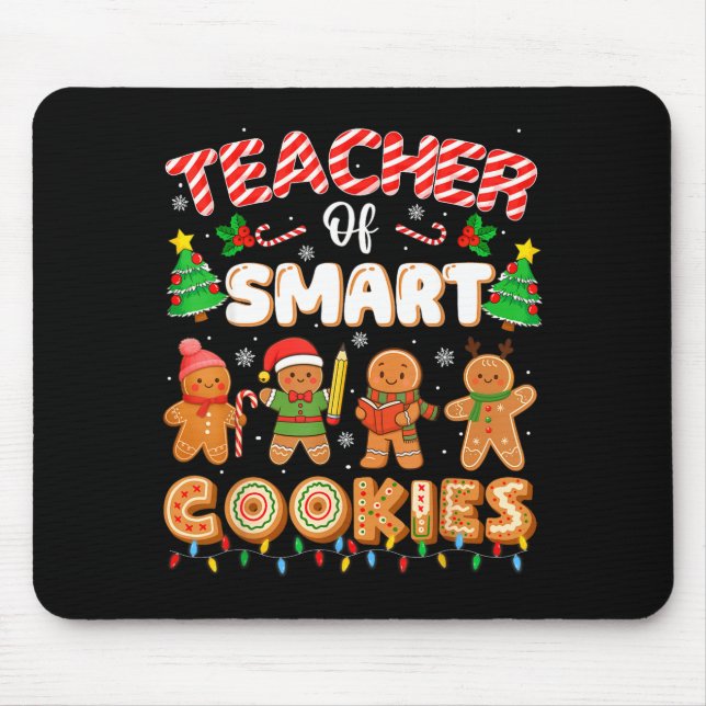 Christmas Teacher Of Smart Cookies Funny Cute Ging Musmatta (Framsidan)