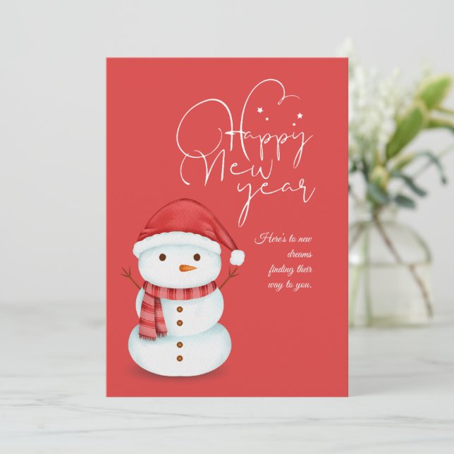 Christmas Teacher Thank You Red Gift card Holder Julkort (Stående Fram)