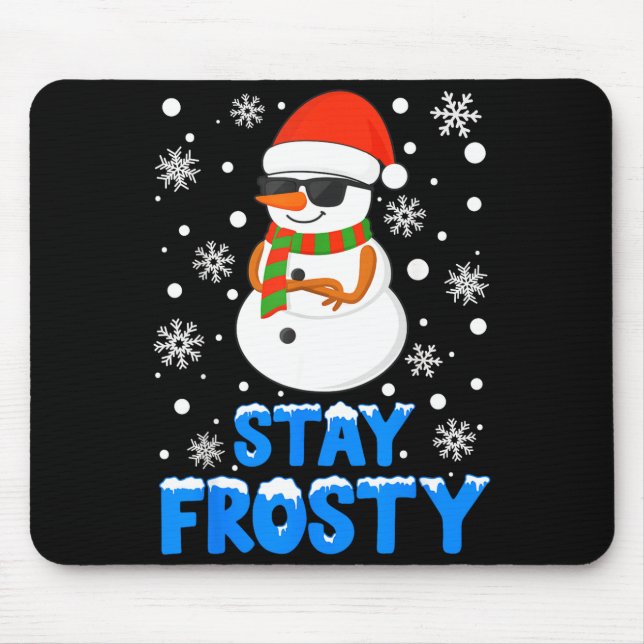 Christmas Tee Funny Frosty Xmas Cool Snowman Women Musmatta (Framsidan)