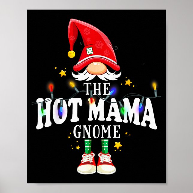Christmas The Hot Mama Gnome X-mas Matching Pjs  Poster (Framsidan)