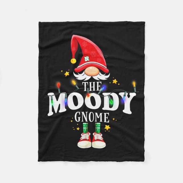 Christmas The Moody Gnome X-mas Matching Pjs  Fleecefilt (Framsidan)
