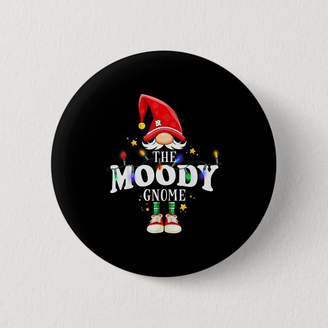 Christmas The Moody Gnome X-mas Matching Pjs  Knapp (Framsida)
