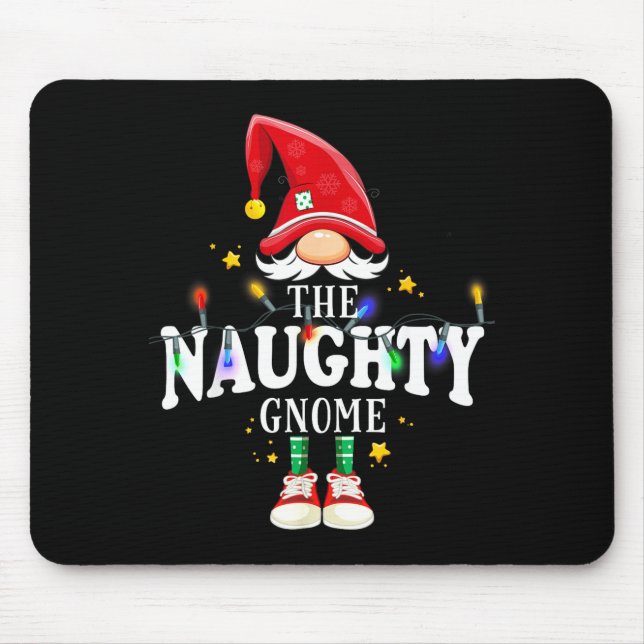 Christmas The Naughty Gnome X-mas Matching Pjs  Musmatta (Framsidan)