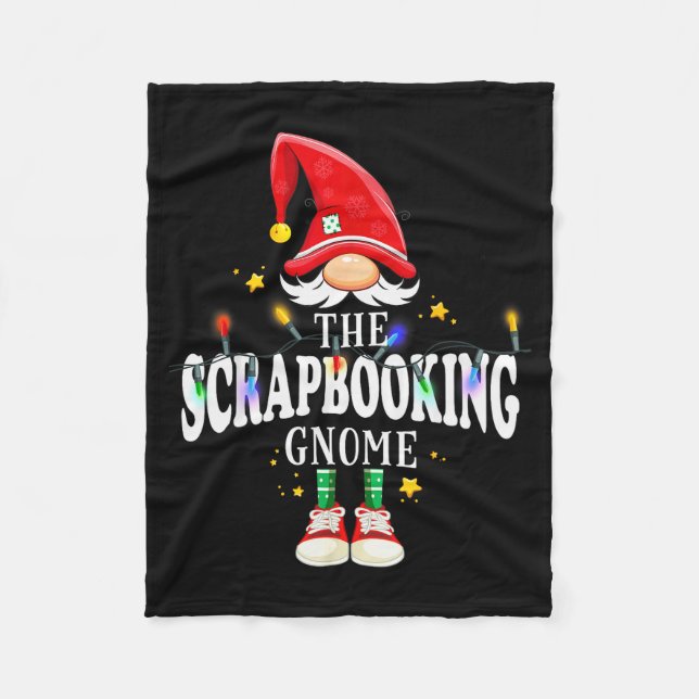 Christmas The Scrapbooking Gnome X-mas Matching Pj Fleecefilt (Framsidan)
