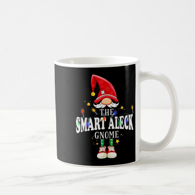 Christmas The Smart Aleck Gnome X-mas Matching Pjs Kaffemugg (Höger)