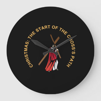 Christmas: The Start of the Cross's Path Stor Klocka