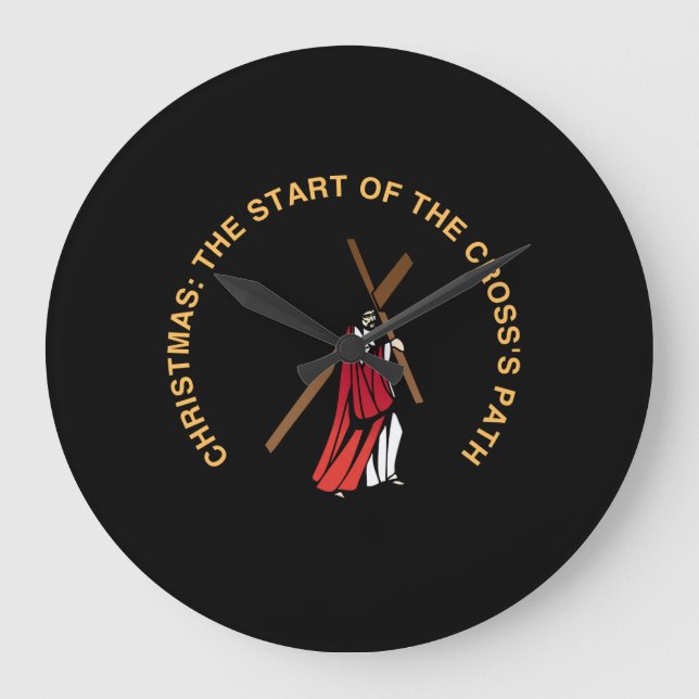 Christmas: The Start of the Cross's Path Stor Klocka (Framsida)