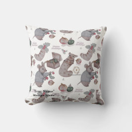 Christmas Theme baby fleece blanket Kudde