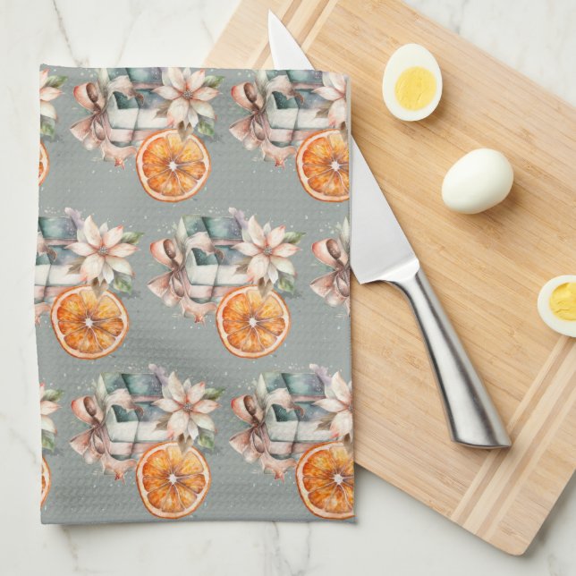 Christmas Theme Kitchen Towel Kökshandduk (Vikt i Fjärdedel)