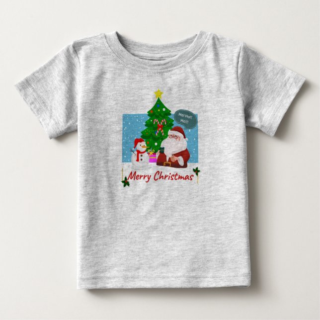 Christmas themed Toddler T-Shirt (Framsida)